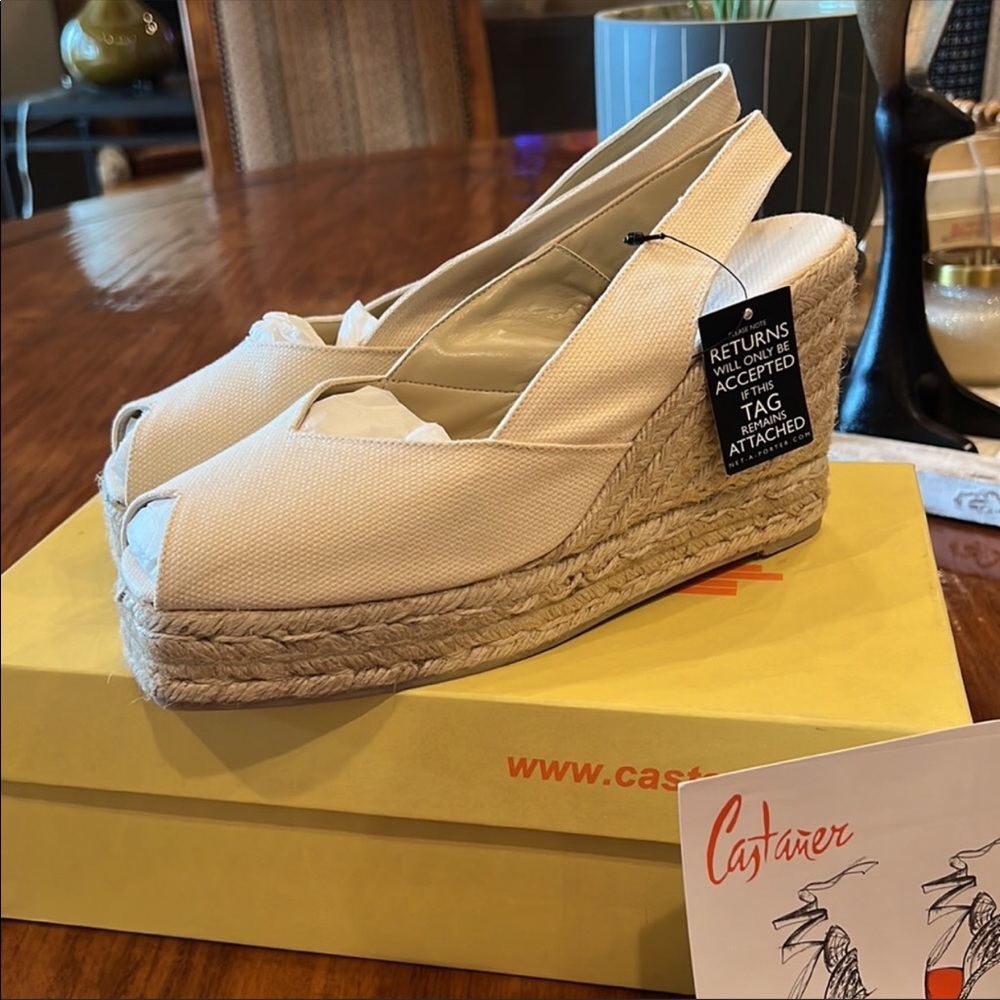 Castaner Peep-toe Espadrille